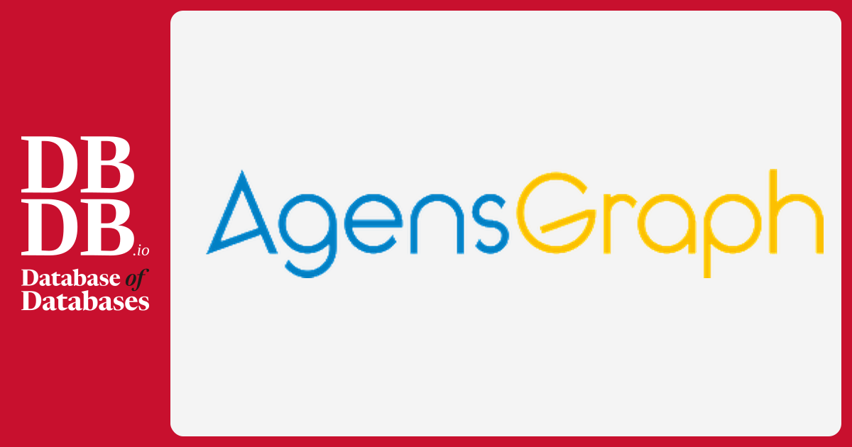 Agensgraph AgensGraph · Database of Databases