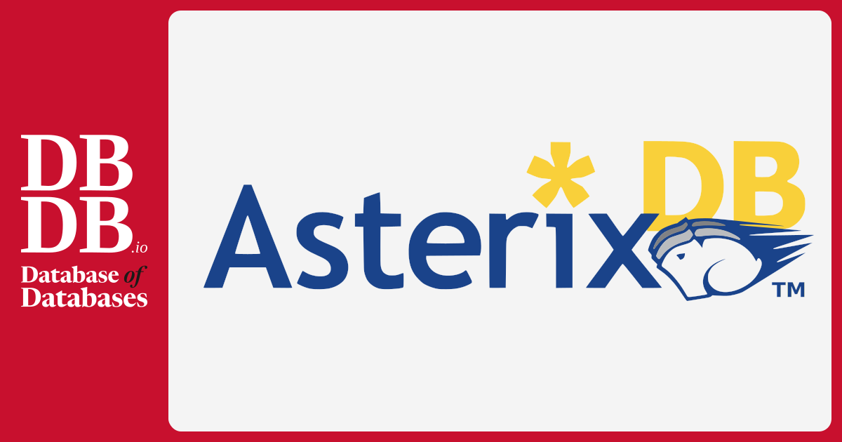 Hyracks AsterixDB · Database of Databases