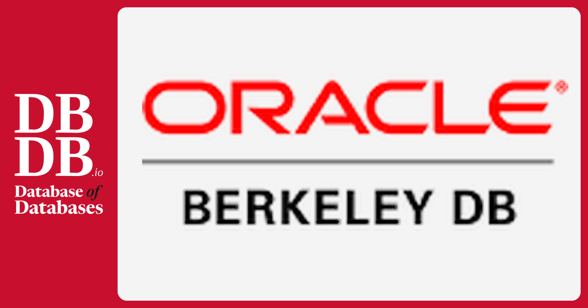 Berkeley DB · Database of Databases