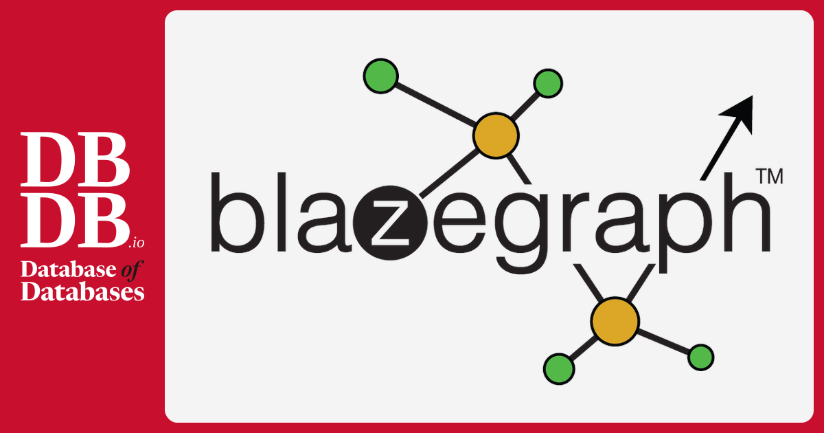 Blazegraph · Database of Databases