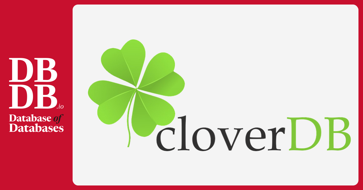 CloverDB · Database of Databases