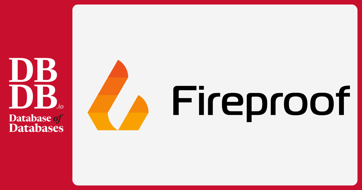 Fireproof · Database of Databases