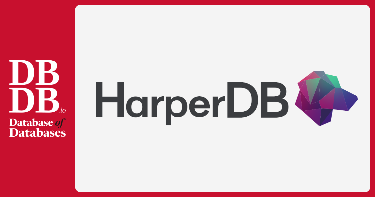 HarperDB · Database of Databases