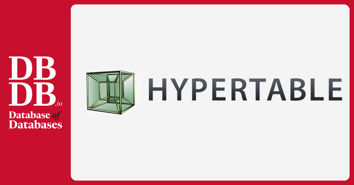 Hypertable · Database of Databases