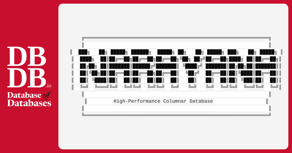 NarayanaDB · Database of Databases