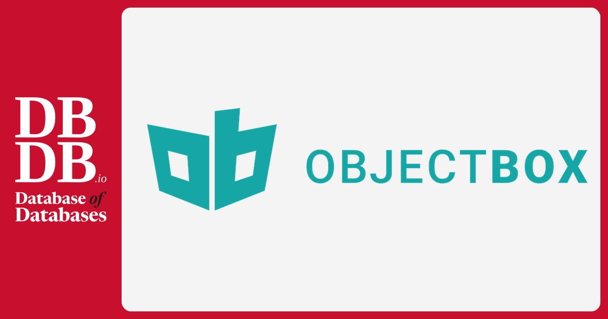 ObjectBox · Database of Databases