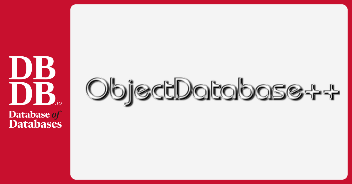 ObjectDatabase++ · Database of Databases