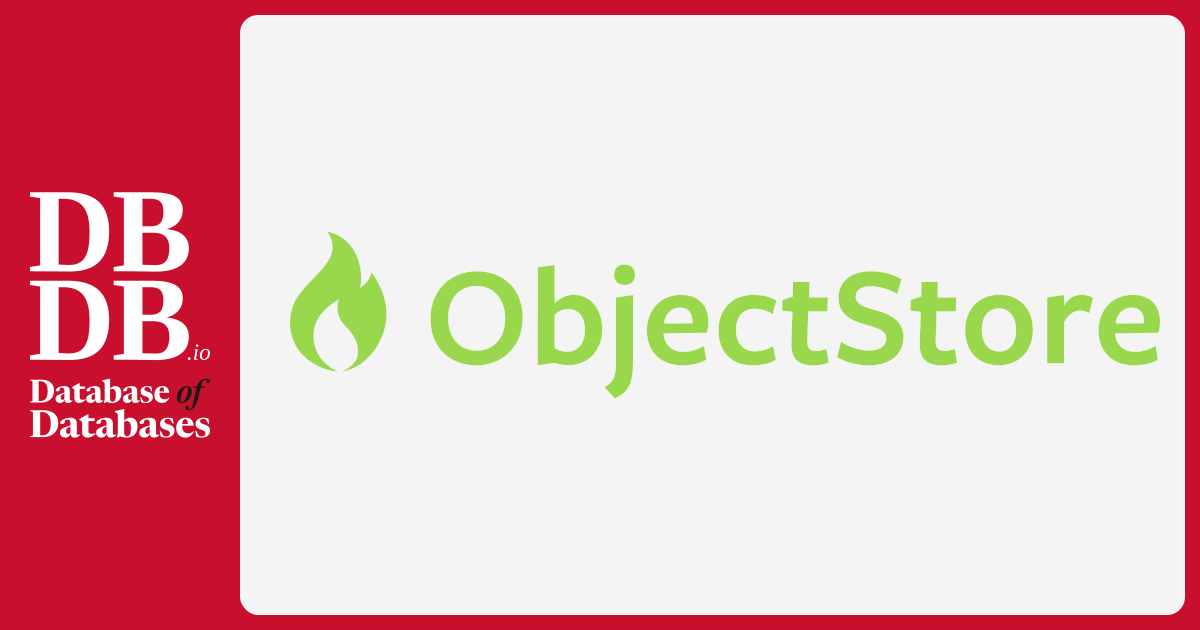 Object Store Object Design ObjectStore · Database of Databases