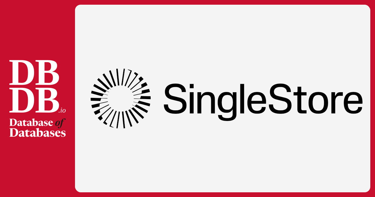 SingleStore · Database of Databases