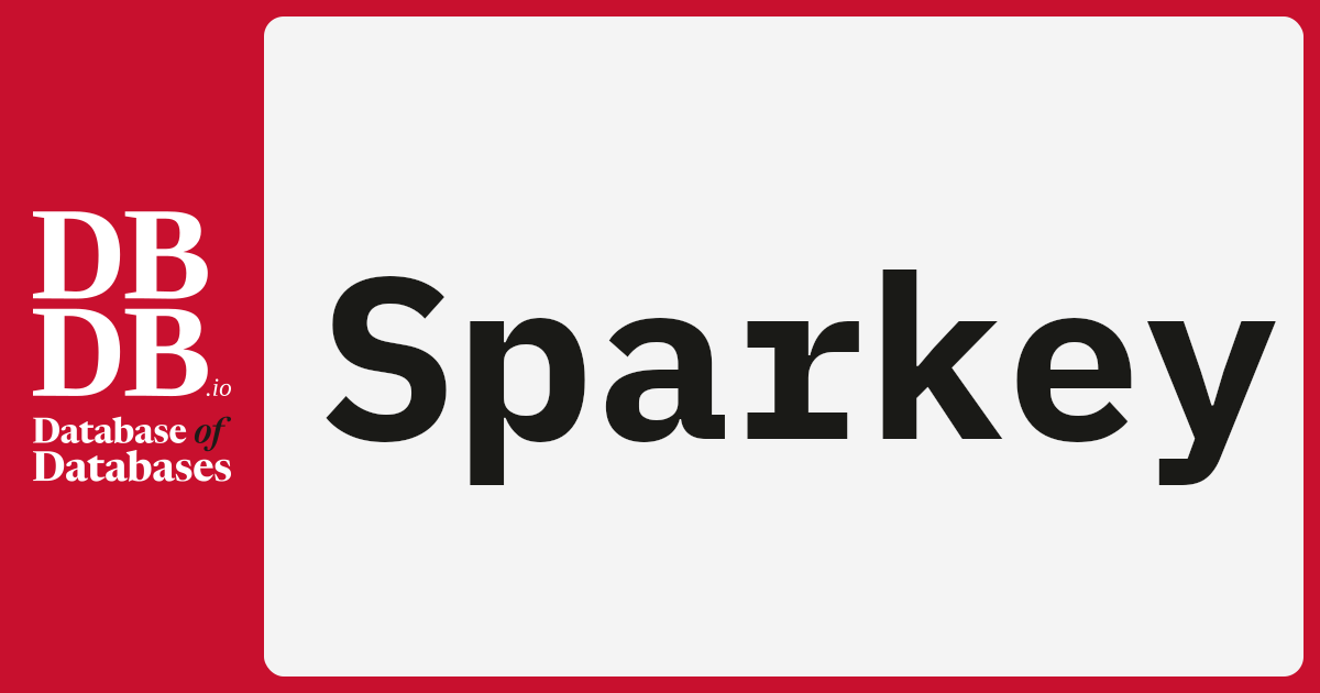 Sparkey Riser Sparkey · Database of Databases