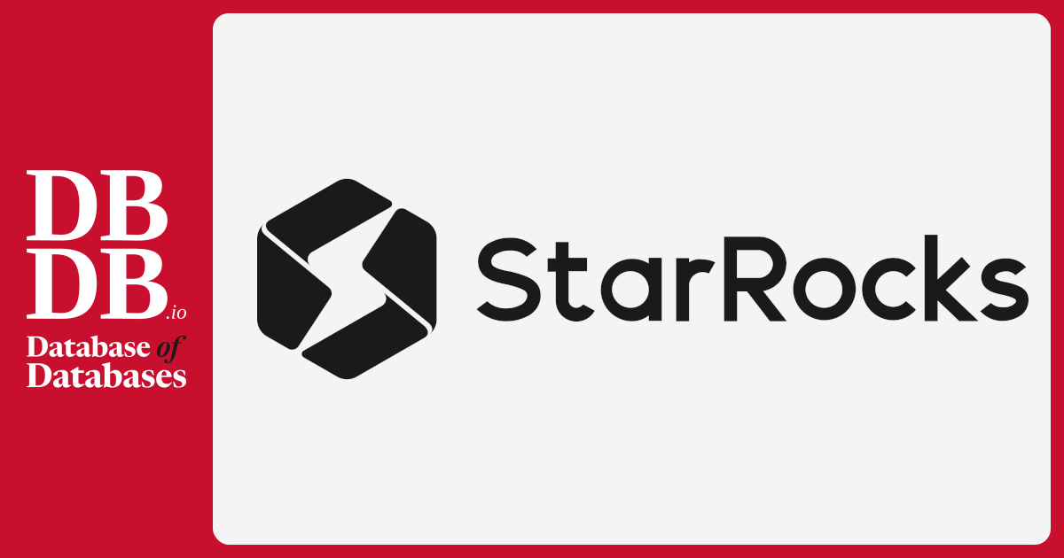 StarRocks · Database of Databases