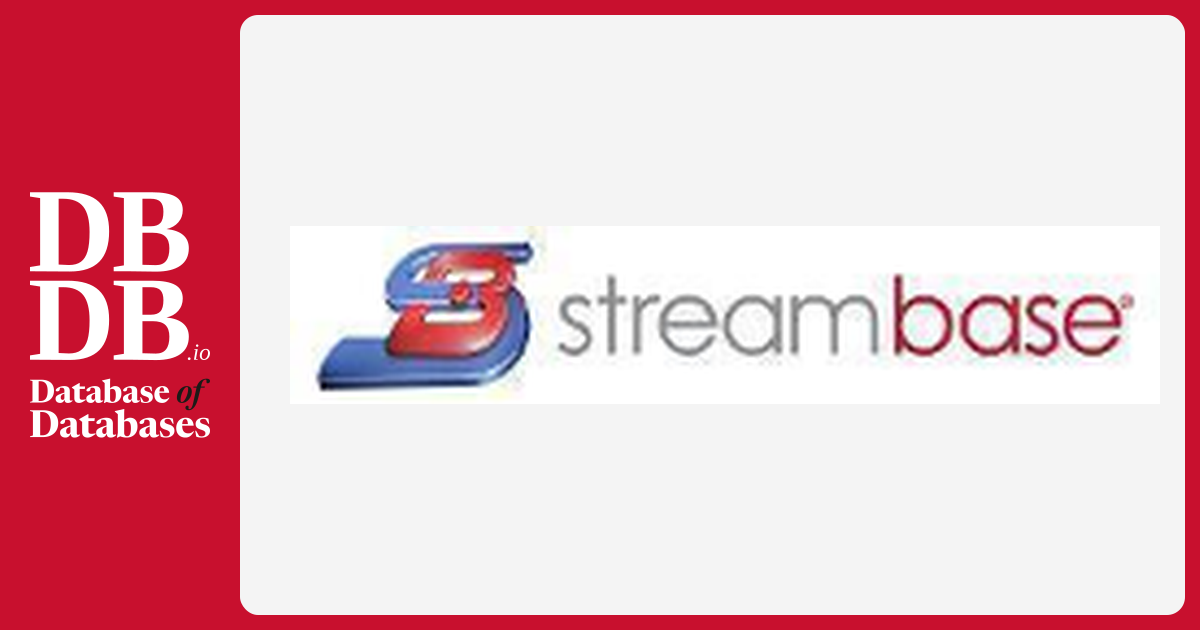 Streambase · Database of Databases