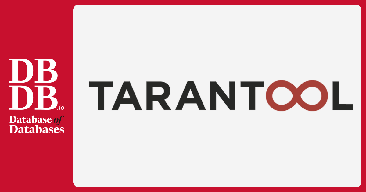 Tarantool · Database of Databases