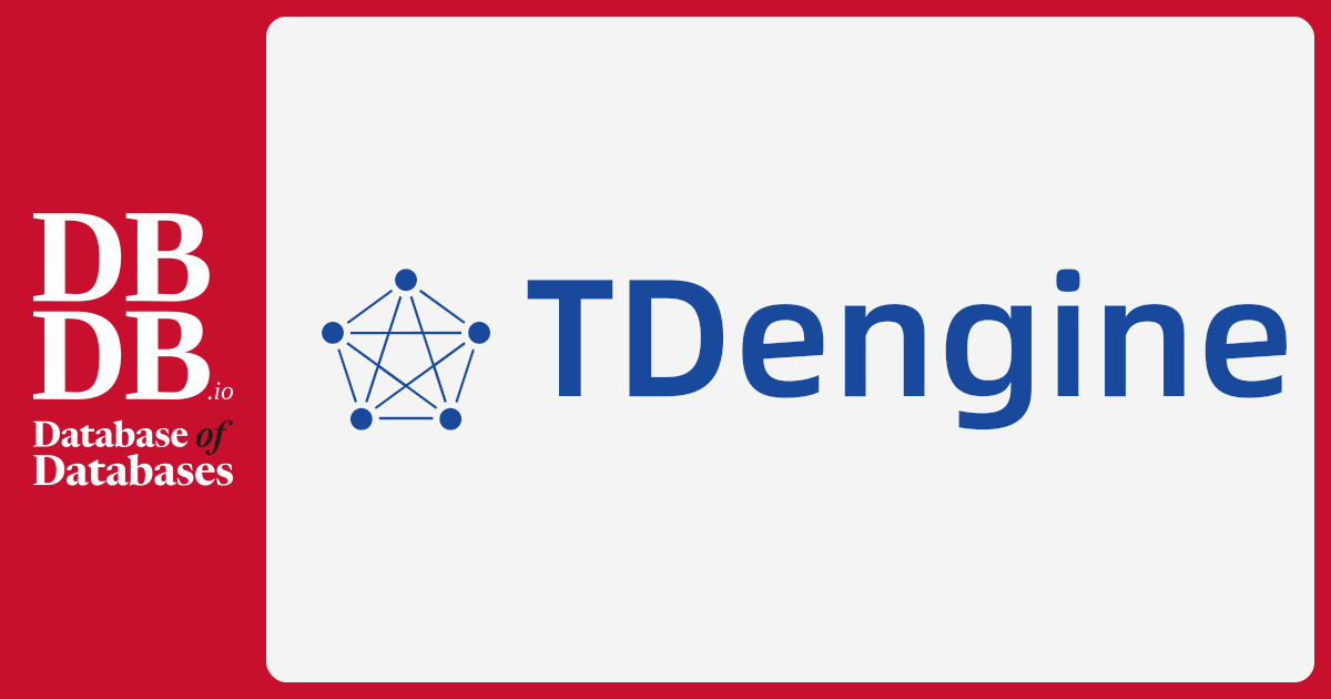 TDengine · Database of Databases