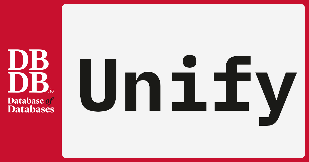 Unify · Database of Databases