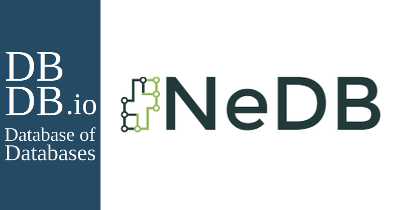 NeDB Database Of Databases NeDB Database Of Databases