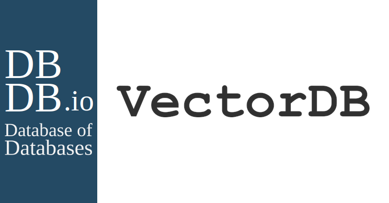 VectorDB - Database of Databases